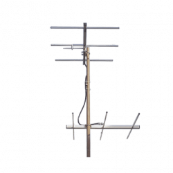 Juego de antena bidireccional, 3 elementos, 3 dB, Canal 12