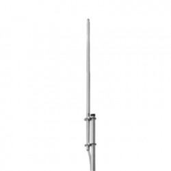 Antena Base UHF, Fibra de Vidrio, Rango de Frecuencia 380 - 400 MHz.