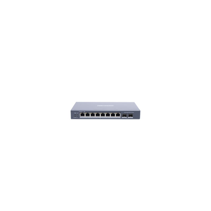 Switch Gigabit PoE / Administrable / 8 Puertos Gigabit PoE / 2 Puertos