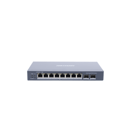 Switch Gigabit PoE / Administrable / 8 Puertos Gigabit PoE / 2 Puertos