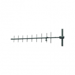 Antena base UHF, direccional, rango de frecuencia 400 - 430 MHz