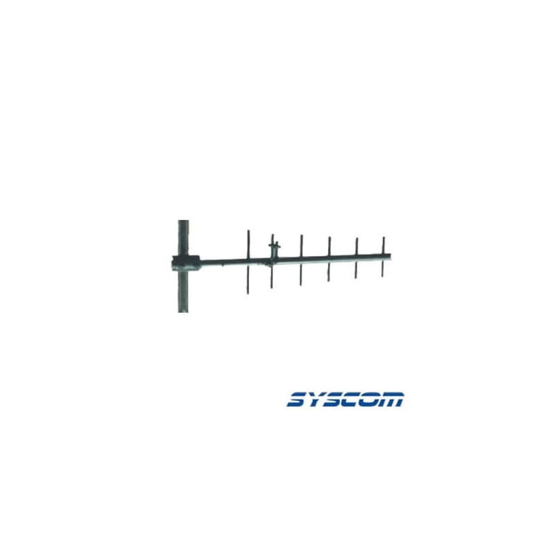 Antena Base UHF, Direccional de 6 elementos, Rango de Frecuencia 490 -