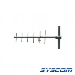 Antena base UHF, direccional de 6 elementos, rango de frecuencia 450 -