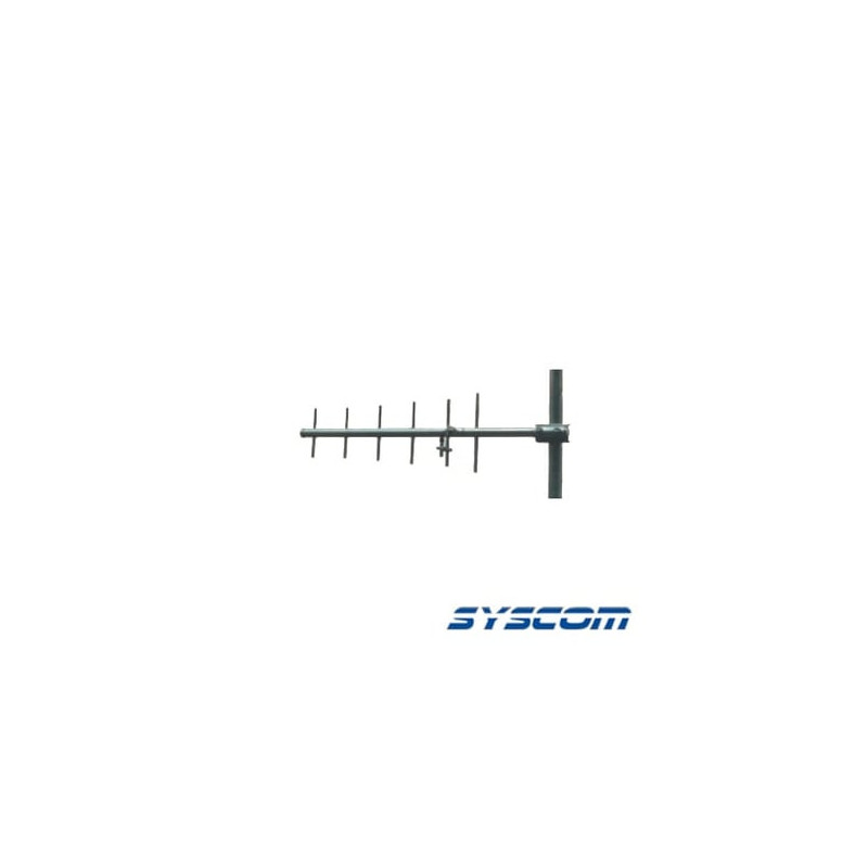 Antena base UHF, direccional de 6 elementos, rango de frecuencia 450 -