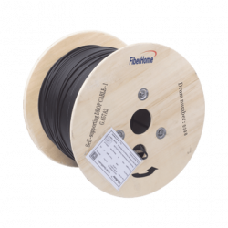 Carrete de 1 km de Fibra Óptica Aérea Mini Figura 8 G.657A2 tipo Drop,