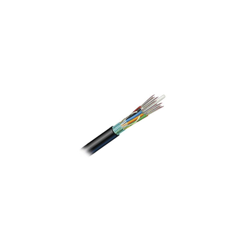Cable de Fibra Óptica 6 hilos, OSP (Planta Externa), Armada, Gel, HDPE
