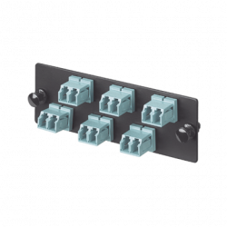 Placa Acopladora de Fibra Optica FAP, Con 6 Conectores LC Duplex (12 F