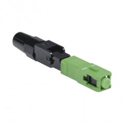 Conector Rápido de Instalación en Campo, Monomodo, SC/APC, pre-pulido,
