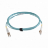 Jumper de Fibra Óptica Multimodo 50/125 XGLO OM4, LC-LC Duplex, OFNR,