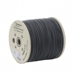 Carrete de 2 km de Fibra Óptica Drop Plana, Interior/Exterior G.657A2