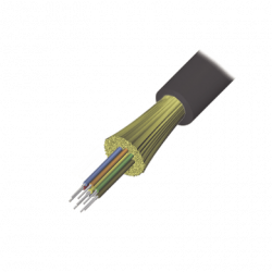 Cable de Fibra Óptica de 6 hilos, Interior/Exterior, Tight Buffer, No