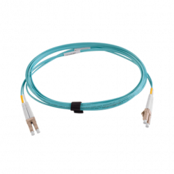 Jumper de Fibra Óptica Multimodo 50/125 XGLO OM3, LC-LC Duplex, OFNR,