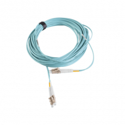Jumper de Fibra Óptica Multimodo 50/125 XGLO OM3, LC-LC Duplex, OFNR,
