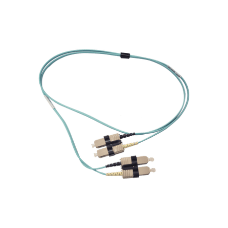 Jumper de Fibra Óptica Multimodo 50/125 OM3 XGLO, SC-SC Duplex, OFNR,
