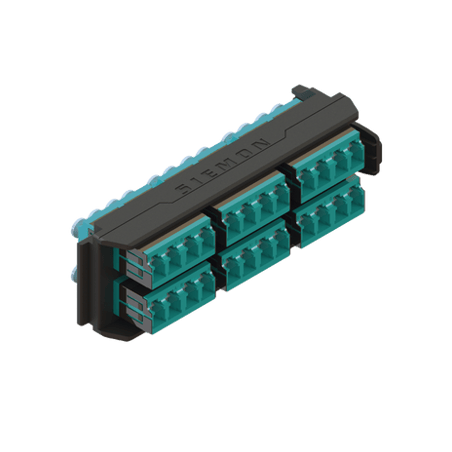 Placa Acopladora LightVerse, 12 Conectores Dúplex LC/UPC, Acepta hasta