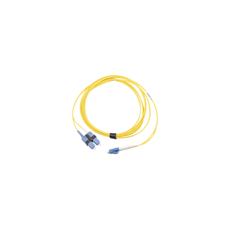 Jumper de Fibra Óptica Monomodo (OS2), XGLO, LC/UPC-SC/UPC Duplex, OFN