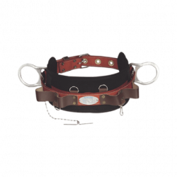Cinturón de Liniero de Lujo, Fabricado en Poliéster, con 2 Anillos tip