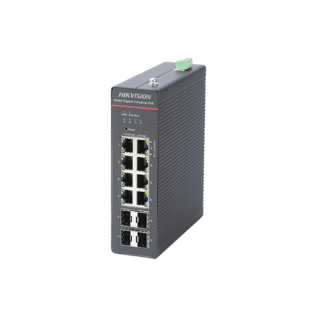 Switch Gigabit PoE / Industrial / Administrable / 4 Puertos Gigabit Po