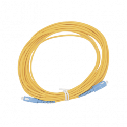 Jumper de Fibra Óptica Simplex, Monomodo, con Conectores SC/UPC-SC/UPC