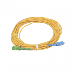 Jumper de Fibra Óptica Simplex, Monomodo, con Conectores SC/UPC-SC/APC