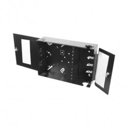 Caja de conexión de fibra óptica, para montaje en pared, hasta 192 pue