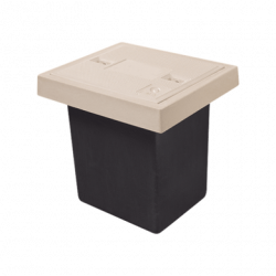 Registro de Telecomunicaciones L1T Ligero, 1 Tapa, Resistencia 2.5 Ton