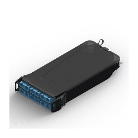 Cassette para empalme (Fusión) LightVerse, Hasta 12 fibras, Conectores
