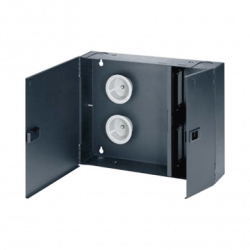 Caja de Conexión de Fibra Óptica, Para Montaje en Pared, Acepta 4 Plac