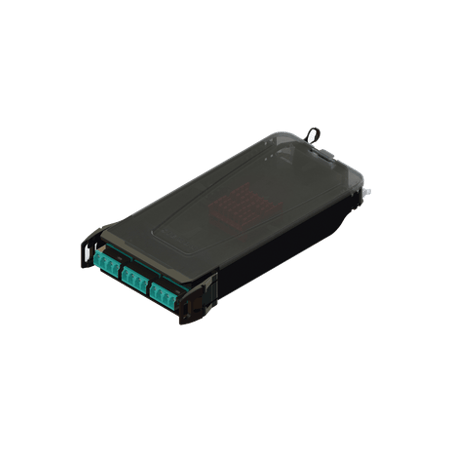 Cassette para empalme (Fusión) LightVerse, Hasta 12 fibras, Conectores