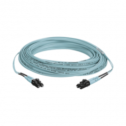 Jumper de Fibra Optica Multimodo 50/125 OM3, LC-LC Duplex, OFNR (Riser