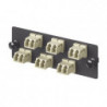 Placa Acopladora de Fibra Optica FAP, Con 6 Conectores LC Duplex (12 F