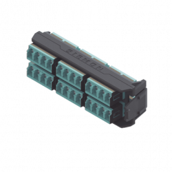 Placa Acopladora LightVerse, 12 Conectores Dúplex LC/UPC Shuttered, Ac