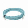Jumper de Fibra Óptica Multimodo 50/125 XGLO OM3, LC-LC Duplex, OFNR,