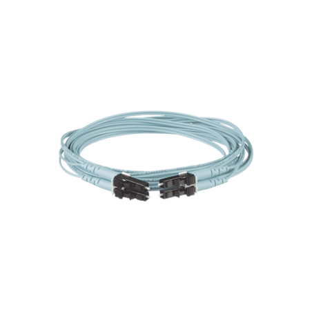 Jumper de Fibra Optica Multimodo 50/125 OM3, LC-LC Duplex, OFNR (Riser