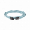 Jumper de Fibra Optica Multimodo 50/125 OM3, LC-LC Duplex, OFNR (Riser