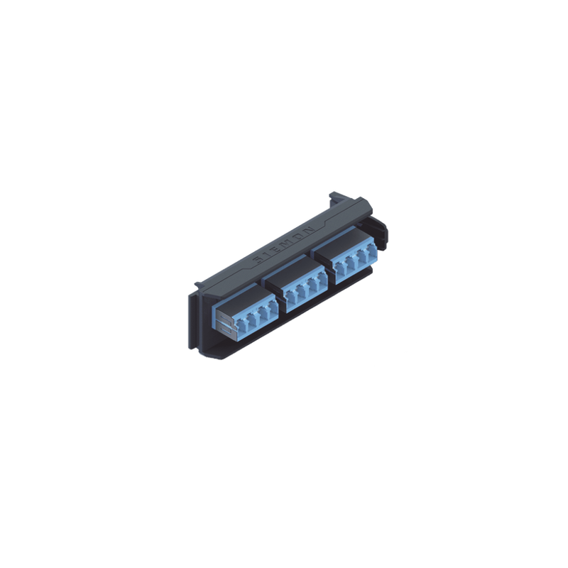 Placa Acopladora LightVerse, 6 Conectores Dúplex LC/UPC Shuttered, Ace