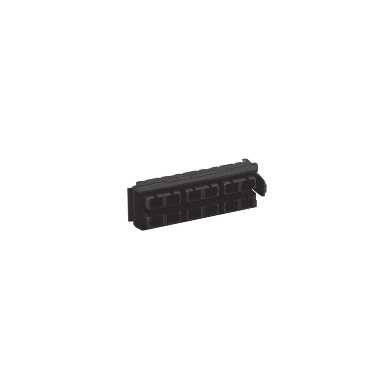 Placa Acopladora LightVerse, 6 Conectores Dúplex SC, Acepta hasta 12 h