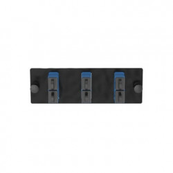 Placa Acopladora de Fibra Optica FAP, Con 3 Conectores SC Duplex (6 Fi