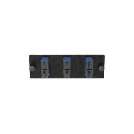 Placa Acopladora de Fibra Optica FAP, Con 3 Conectores SC Duplex (6 Fi