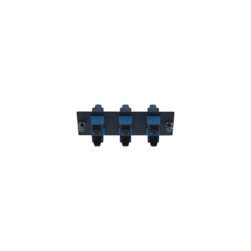 Placa Acopladora de Fibra Optica FAP, Con 6 Conectores SC Simplex (6 F