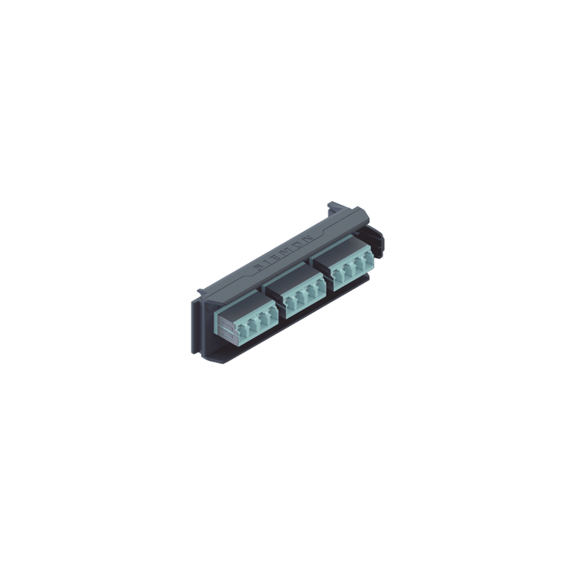 Placa Acopladora LightVerse, 6 Conectores Dúplex LC/UPC Shuttered, Ace