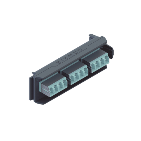 Placa Acopladora LightVerse, 6 Conectores Dúplex LC/UPC Shuttered, Ace