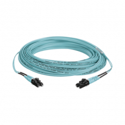 Jumper de Fibra Optica Multimodo 50/125 OM3, LC-LC Duplex, OFNR (Riser