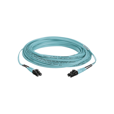 Jumper de Fibra Optica Multimodo 50/125 OM3, LC-LC Duplex, OFNR (Riser