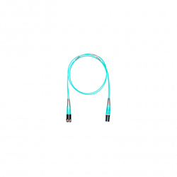 Jumper de Fibra Optica Multimodo 50/125 OM4, LC-SC Duplex, LSZH, Color