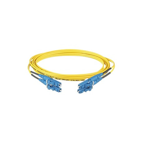 Jumper de Fibra Optica Monomodo 9/125 OS2, LC-LC Duplex, OFNR (Riser),