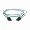 Jumper de Fibra Optica Multimodo 50/125 OM3, LC-LC Duplex, OFNR (Riser