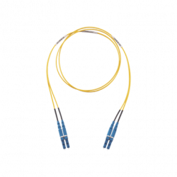 Jumper de Fibra Optica Monomodo 9/125 OS2, LC-LC Duplex, LSZH, Color A