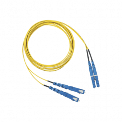 Jumper de Fibra Optica Monomodo 9/125 OS2, LC-SC Duplex, OFNR (Riser),