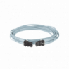 Jumper de Fibra Optica Multimodo 50/125 OM3, LC-LC Duplex, OFNR (Riser